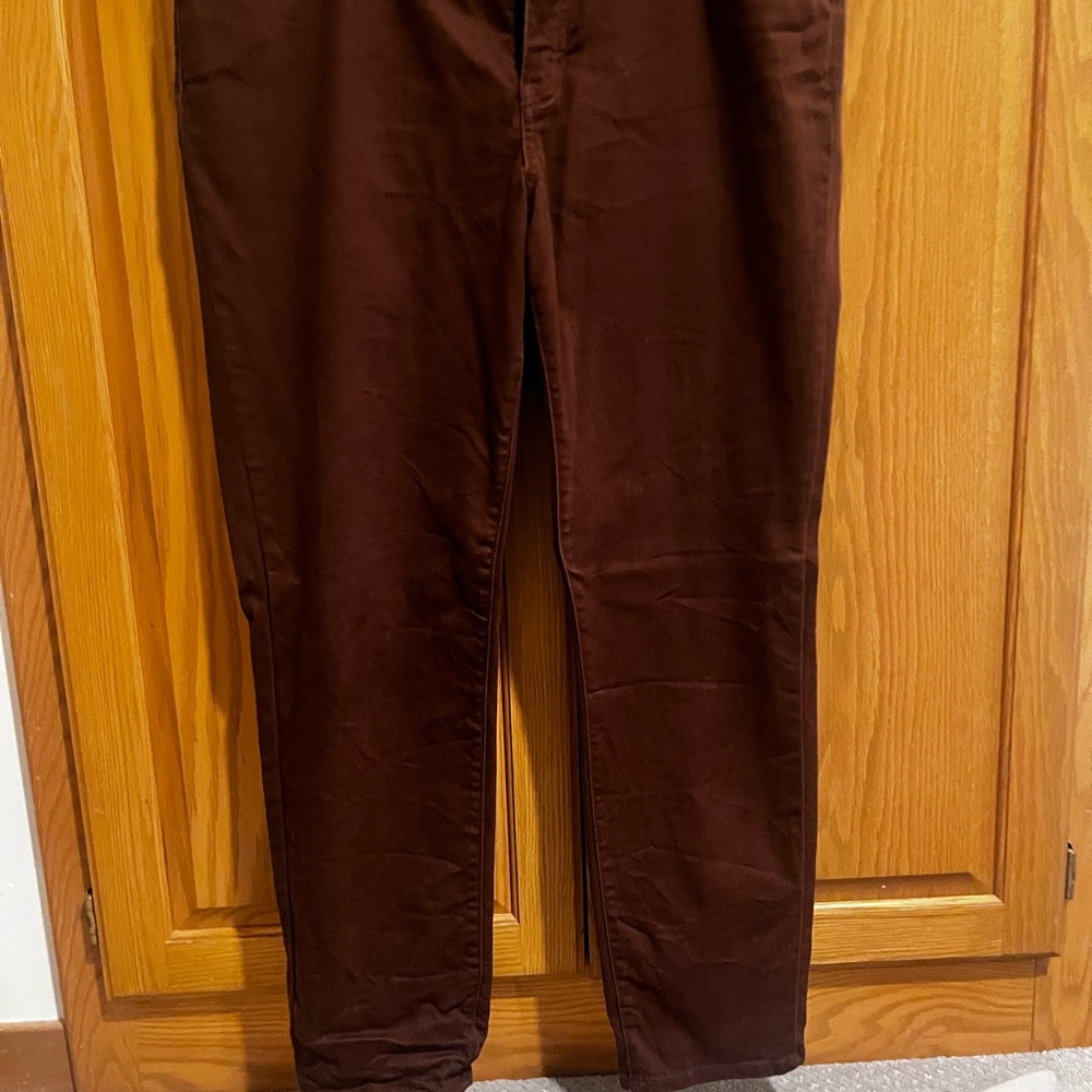 Talbots Women's Straight Leg Jeans in Rich Brown
